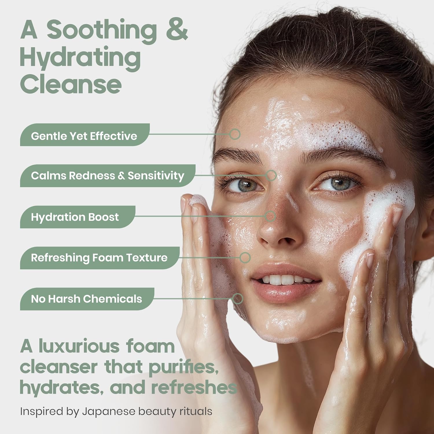 Kirei- Calming Foam Cleanser