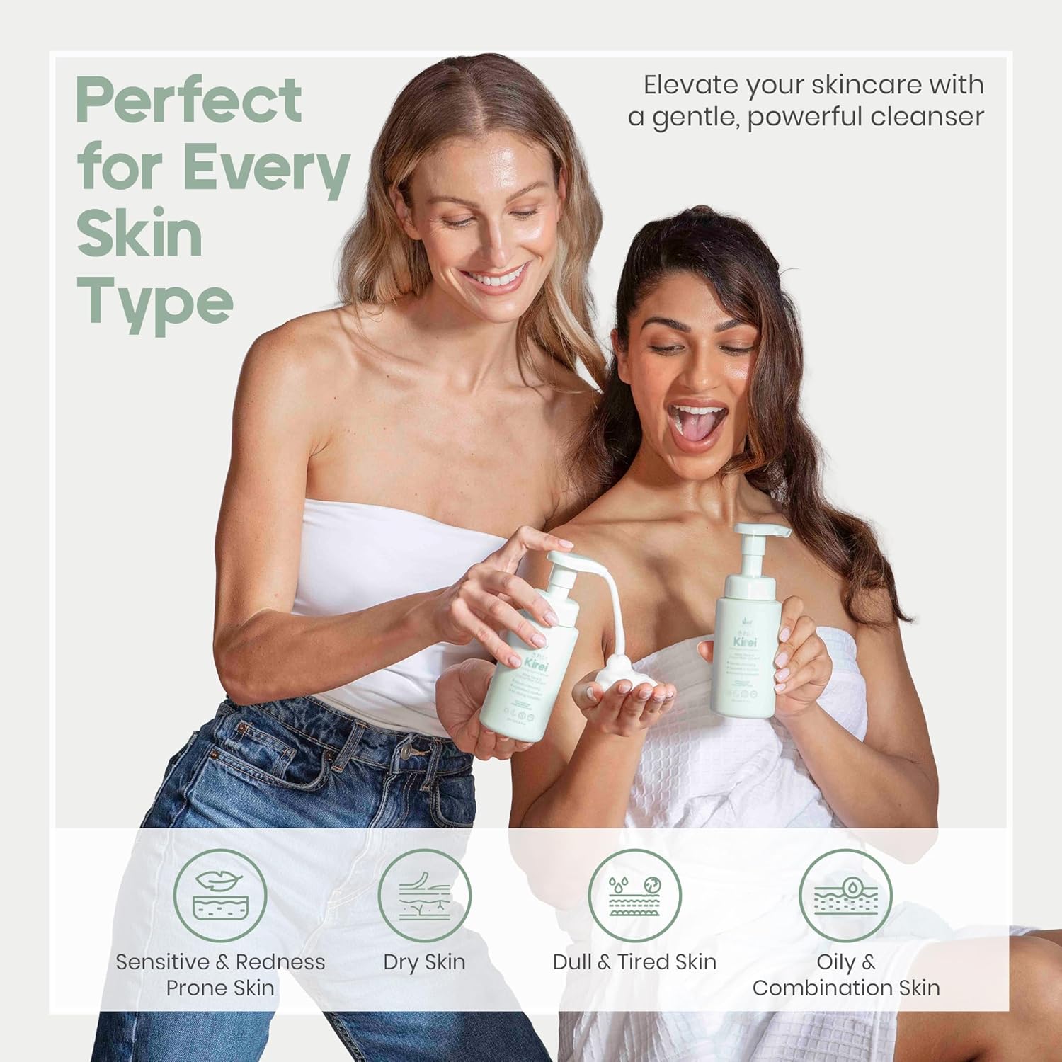 Kirei- Calming Foam Cleanser